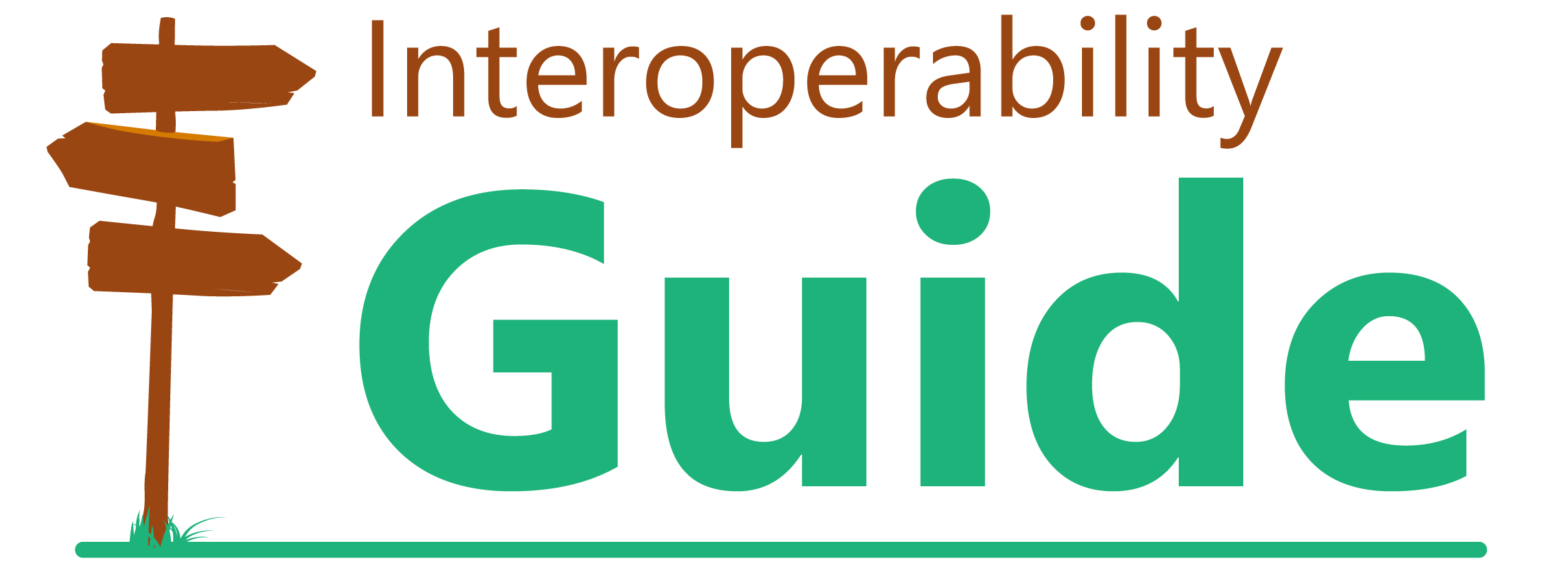 signpost and text 'Interoperability Guide'